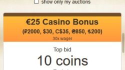 Everum Casino Gold Auctions Screenshot