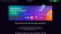 Kosmonaut Casino Loyalty Screenshot