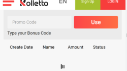 Rolletto bonus code section