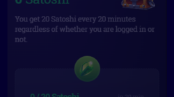 Bspin Satoshi faucet screenshot