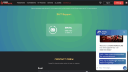 customer support at casino adrenaline