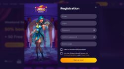 Iwild Casino Registration Screenshot
