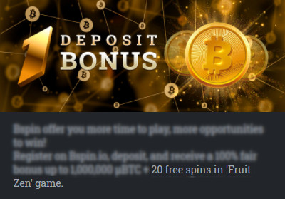 Bitcoin casino free spins