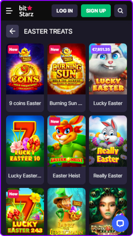 Easter casino games at BitStarz