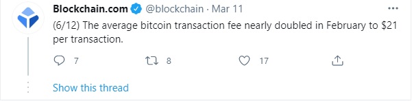 Blockchain.Com Twitter Comment
