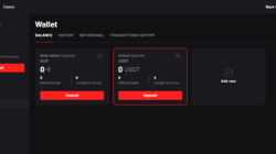 roosterbet UX desktop