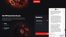 roosterbet customer support desktop