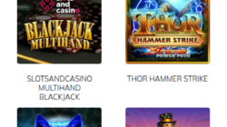 slotsandcasino lobby mobile screenshot
