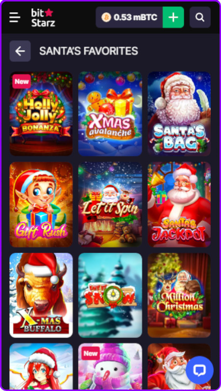 Christmas Casino Games in BitStarz