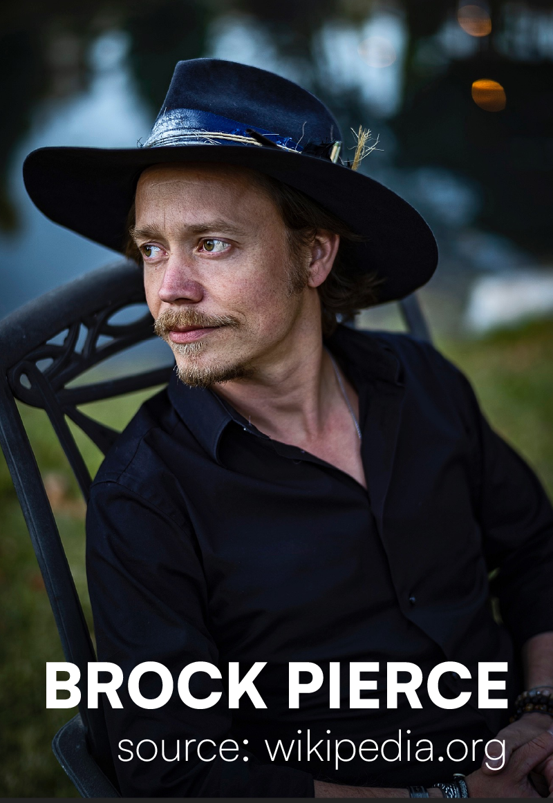 Brock Pierce - chairperson of the Bitcoin Foundation’s board of directors