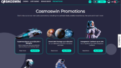 Cosmoswin Casino Bonuses Screenshot