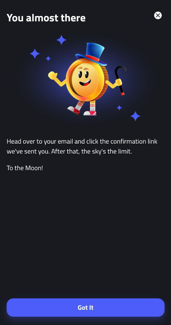 mbit casino email confirmation