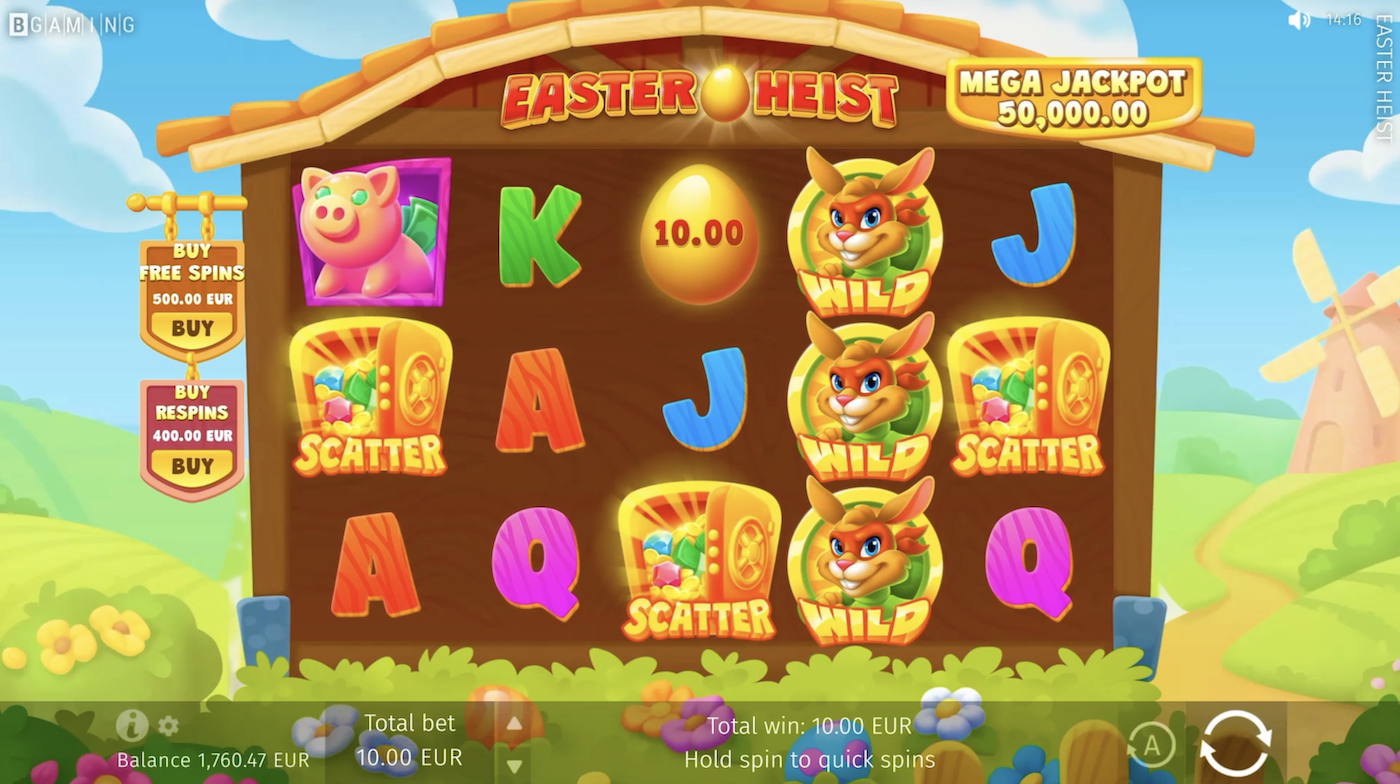 easter heist slot