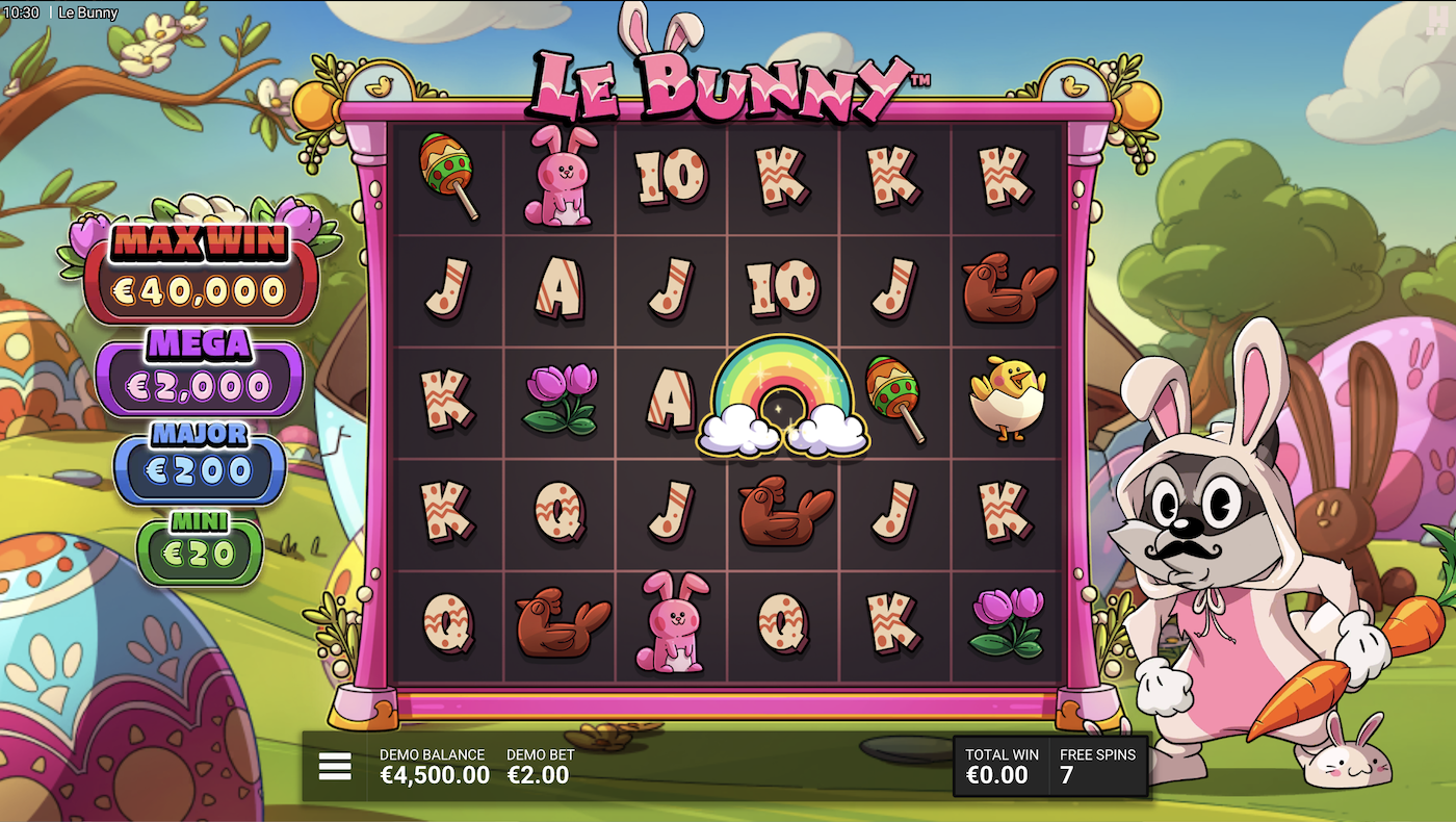 le bunny easter slot