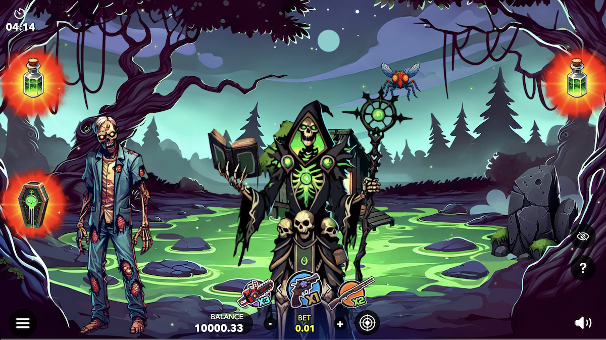 evil bet shoot them all casino game