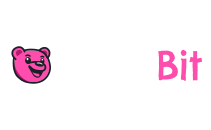 rakebit casino review logo new with white and pink