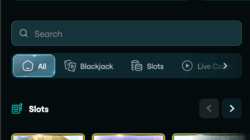 casino bonuses and main lobby for mobile players