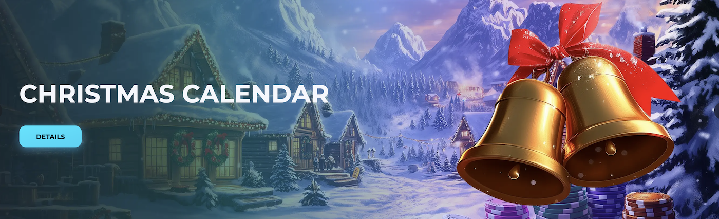 daily christmas promo banner for casino bello