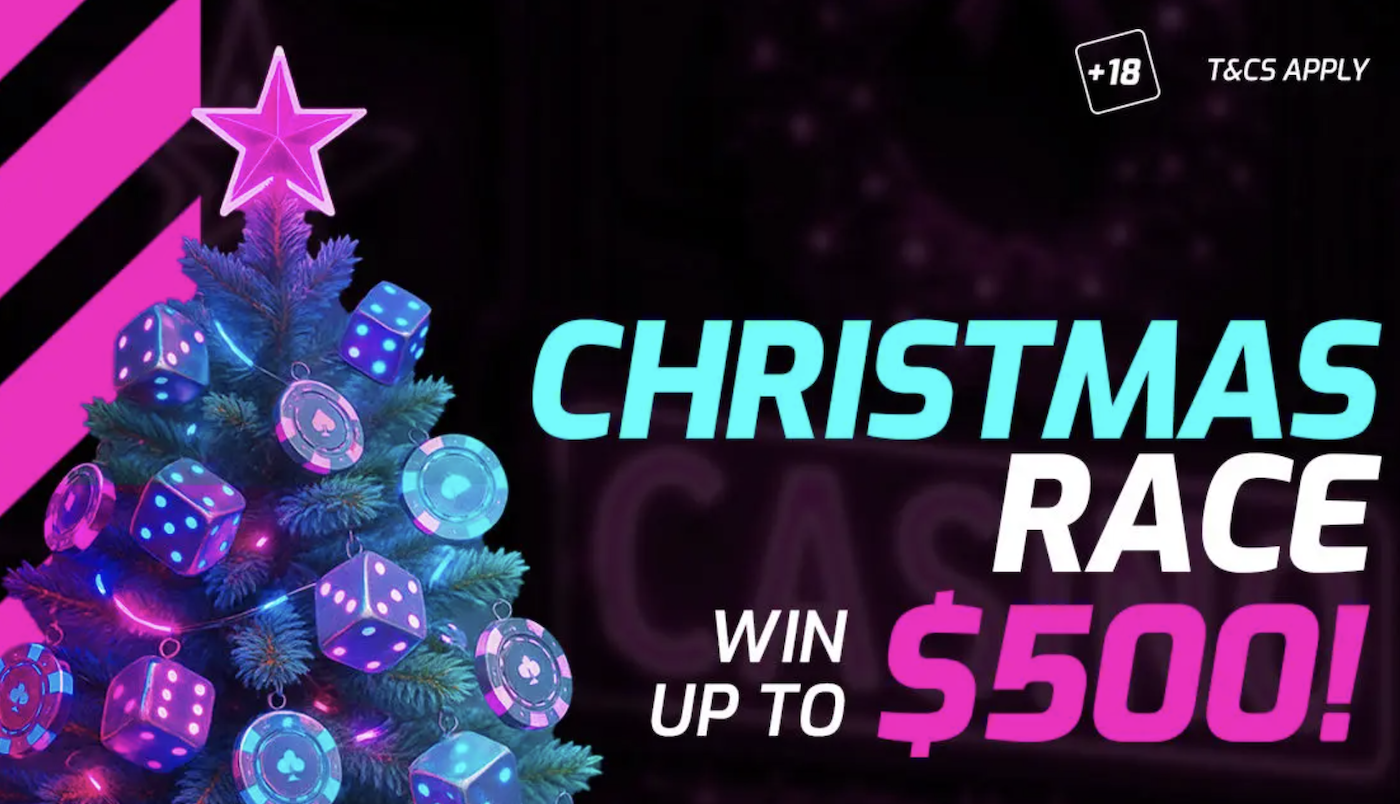 rollchain christmas race banner