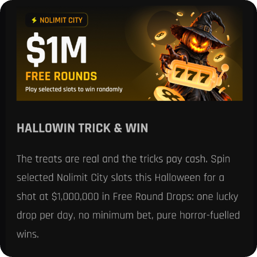 96.com hallowin trick and win promo