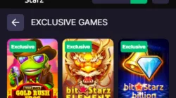 BitStarz Exclusive Games Screenshot