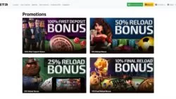 Playbetr Casino Bonuses Screenshot