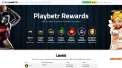 Playbetr Casino Loylalty Screenshot