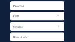 Axe Casino Signup Screenshot